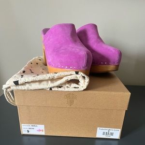 Charlotte Stone | size 9 “Marlo” clog in orchid pink